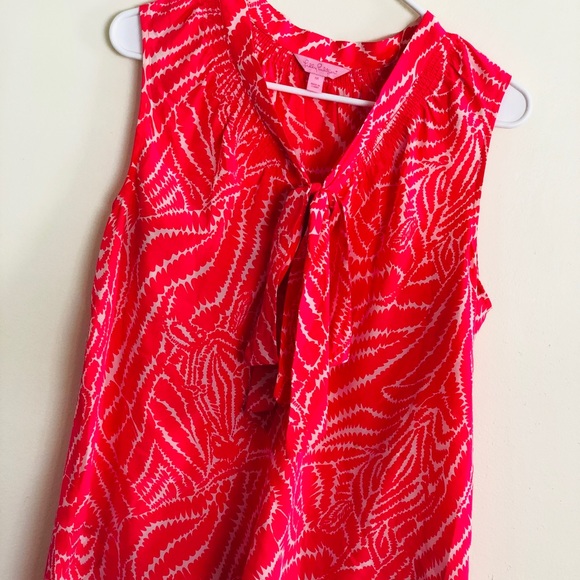 SOLD ❌ Lilly Pulitzer Dahlia Pink Tank Top - Picture 3 of 6